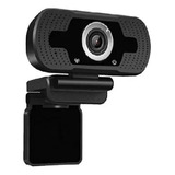 Câmera Web Webcam Webcam Full Hd 1080p Usb Câmera Stream Live Alta Resolução Cor Preto