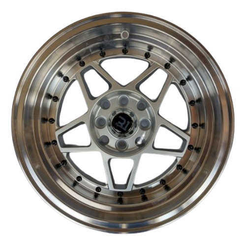 Juego De 4 Rines 15 X 9y8 Progresivo R1sport Pla72 4/100/114