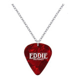 Collar Con Colgante Con Forma De Púa De Guitarra De Eddie Mu