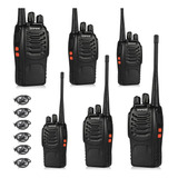 Bf-888s Walkie Talkies Para Adultos De Largo Alcance Recarga