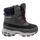 Bota Skechers D Lites Lund Gris Mujer 44983/ccl