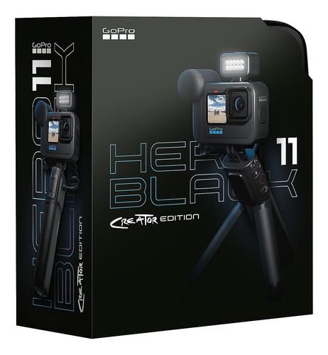 Câmera Gopro Hero11 Black Creator Edition5.3k Ntsc/pal Preta