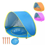 Tienda De Playa Infantil Con Piscina Con Protección Uv