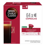 Nescafé Dolce Gusto, 64 Cápsulas , Sabor Americano