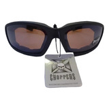 Lentes Goggles Choppers  Polarized  Uv400 Ambar/espejo