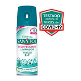Desinfectante-limpiador 400ml  Sanytol Spray Paquete 4 Pzas
