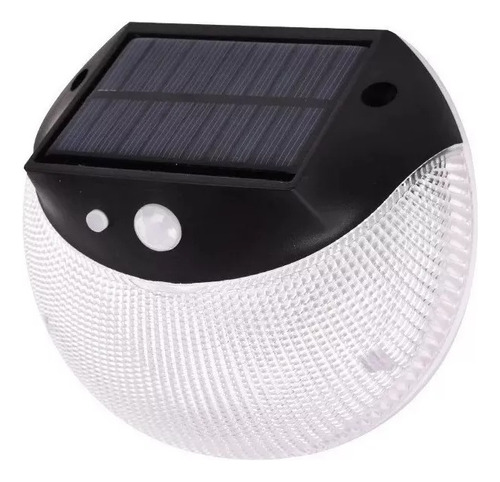 Farol Aplique Tortuga Solar 24 Led Pared Exterior Con Sensor