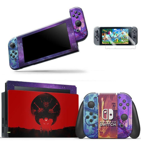 Skin Adesivo Protetor Nintendo Switch + Película Metroid