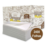 Kit 2 Caixa De Interfolha Toalha Folha Dupla C/2400 22,5x20