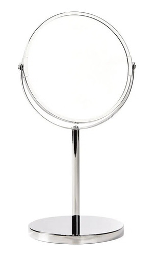 Espejo De Mesa Alto Con Aumento X3 Ideal Maquillaje Baño