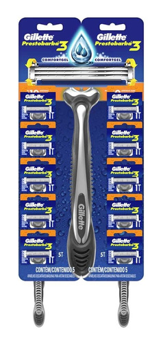 Gillette Prestobarba 3 X 10 U 