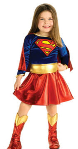 Fantasia Super Girl Infantil