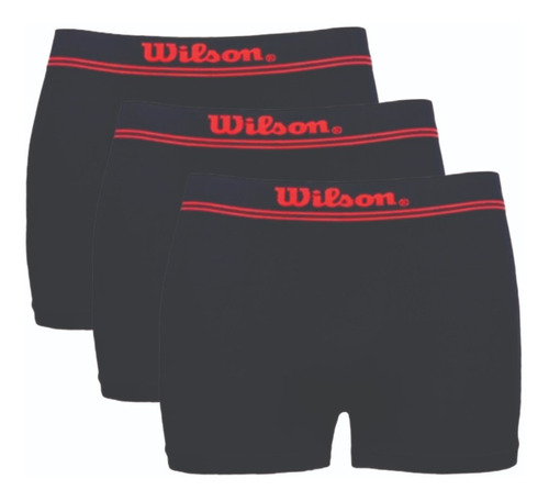 Kit Com 3 Cuecas Adulto Boxer Sem Costura Wilson