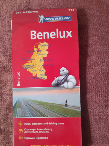 ) Mapa: Benelux ( National: 714) Michelin 