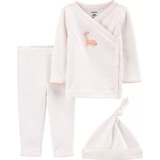 Set 3 Piezas Pijama Algodon Carters Conjunto