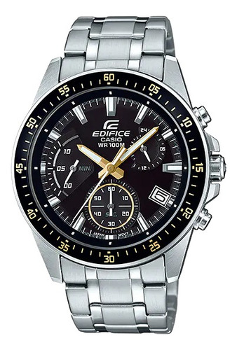 Reloj Casio Edifice Efv-540d-1a9 Wr100m Crono Agente Oficial