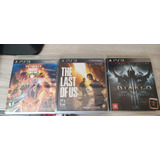 Kit Com 6 Jogos Ps3 - The Last Of Us, Gta 5 E + 4 Jogos.