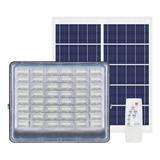 Lámpara Foco Led Reflector 400w+panel Solar+control Remoto 