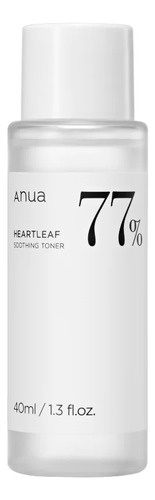 Anua 77% Heartleaf Soothing Toner Facial De 40 Ml, Coreano