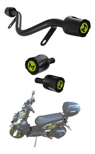 Kit Sliders Piso Y Trasero Sport Italika Sport Ws150 175
