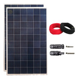 Kit Painel Solar 560w Policristalino Conector Mc4 E Cabos