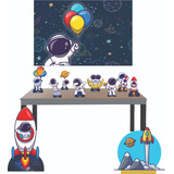 Astronauta - Kit Display 8 De Mesa 2 De Chao + Painel 