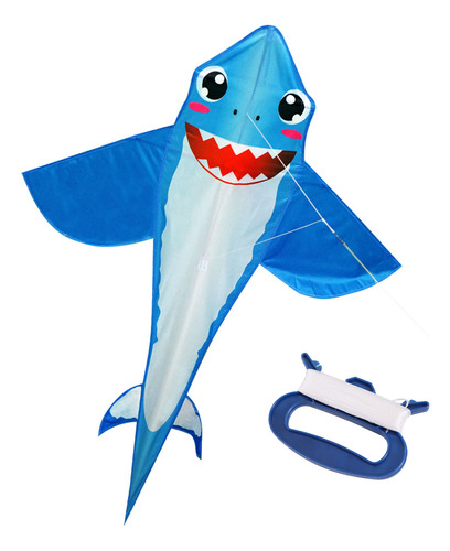 Cometa Voladora Shark Kite Para Niños Y Adultos, Para Exteri