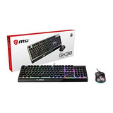 Msi Vigor Retroiluminado Rgb Teclas De Acceso Rápido Dedicad