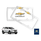 Par Porta Placas Chevrolet Equinox 2013 Original