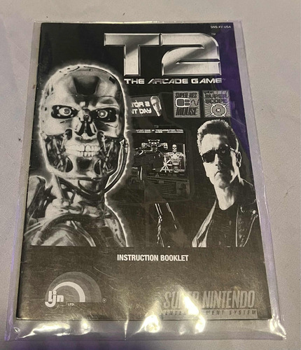 Manual T2 Snes Terminator 2 Super Nintendo
