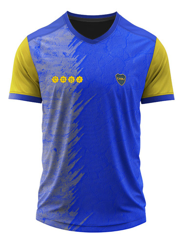 Camiseta Boca Talle Grande  Deportiva Especial Deporte Tela
