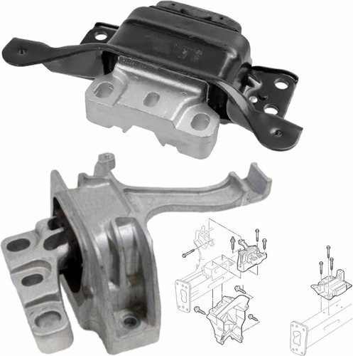 Soporte Derech E Izq Automatica Vw Golf Mk7 2.0 Diesel 15-18