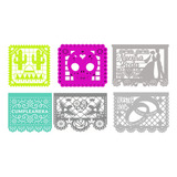 Decoración Papel Picado Personalizado 20 Tiras 