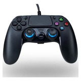 Controle Ps4 Manete Com Fio Led Joystick Quartum Dazz Led