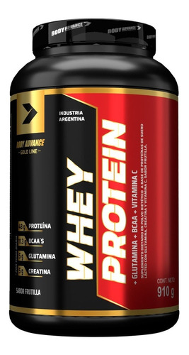 Whey Protein 2lb Proteína De Suero - Body Advance Sabor Frutilla