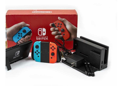 Consola Switch Ver 1.1 Caja  Batería De + Duracion Momgrow