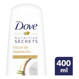 Acondicionador Dove Ritual Reparación Coco Y Cúrcuma Botella 400 Ml