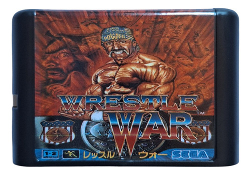 Wrestle War Luta Livre Mega Drive Genesis
