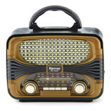 Reproductor Radio Retro Vintage Bluetooth Fm/am Usb