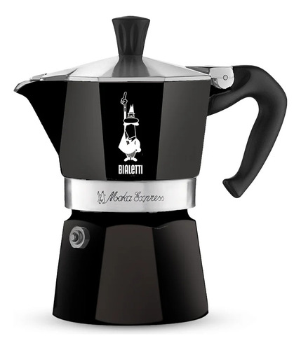 Cafetera Moka Express 1 Taza Negra Bialetti