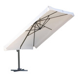 Parasol Grande Cuadrado Lateral 3x3m Giro 360 Oferta Bla