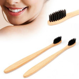 Cepillo Dental Ecologico Biodegradable Bambú 40pzs
