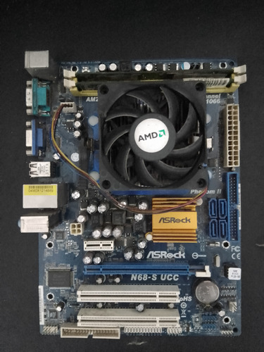 Mother Asrock N68-s Ucc + Athlon 7750 + 4 Gb Ddr2 Kingston