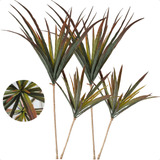 Kit 2 Planta Artificial Yucca Grande Sem Vaso Para Decoração