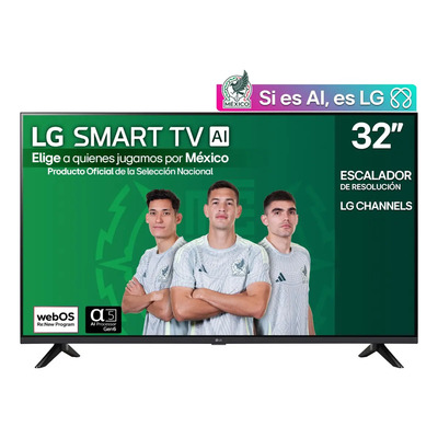 Pantalla 32 Pulgadas LG Smart Tv Ai 2025 32lr600bpsc, Sistema Operativo Webos, Hdr10 \u002F HLG, LG Channels, Game Optimizer | Meses sin interés