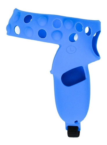 Grip Silicone Para Controle Proteção Azul