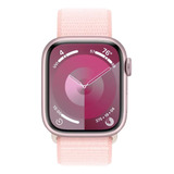 Apple Watch Series 9 Gps + Cellular  Caixa Rosa De Alumínio  41 Mm  Pulseira Loop Esportiva Rosa-clara