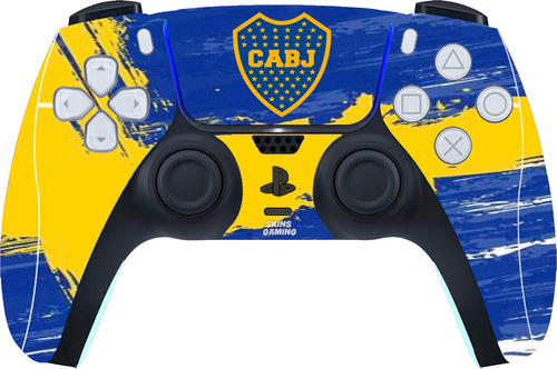 Skin/vinilo Joystick Compatible Con Ps5 - Boca Juniors