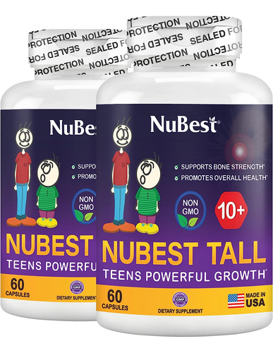 Formula De Crecimiento De Altura Nubest Tall 10+ 120 Cap