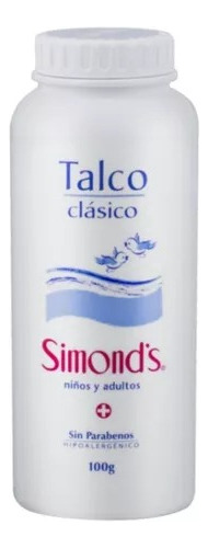 Simonds Talco Clasico Niños Y Adultos 100 G